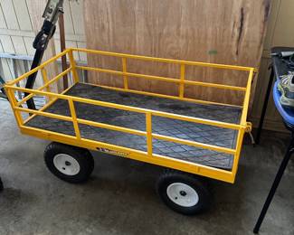 #77	Yellow Utility Pull Behind Trailer	$175
