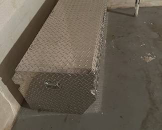 #41	Tapps - Aluminum Tool Box for Truck = 61"Hx21Dx20T w/key	 $300.00 
