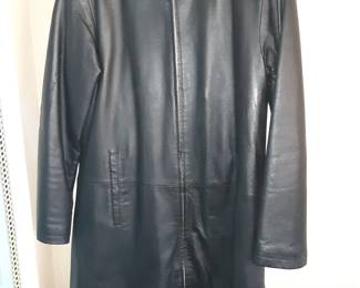Leather coat, SM
