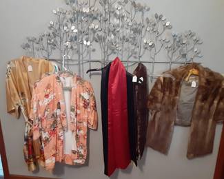 Metal Wall Art. Unique Asian Clothing, Mink Stole