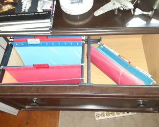 Inside of File Cabinet Drawer
