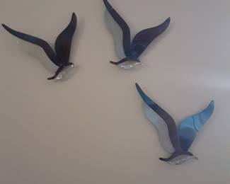 Metal Wall Bird Art