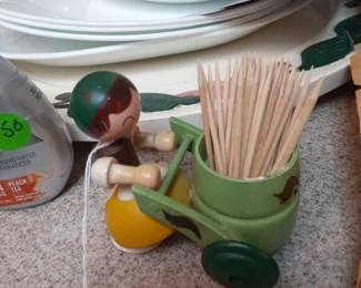 Vtg Toothpick Holder