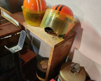 Weights and helmets