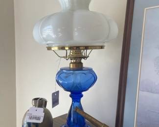  cobalt oil lamp