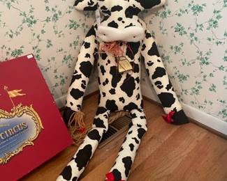 Primitive stuffed cow