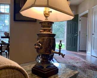 Russian Samovar Table Lamp