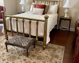 Brass bed full size