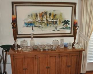 Sample of Waterford on Davis buffet