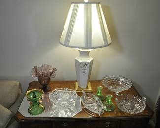 Fostoria/ Uranium Candlesticks