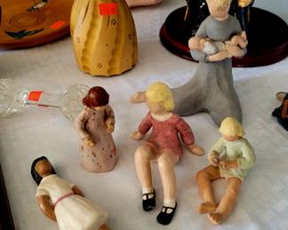 Several Jean Manley hand made figurines