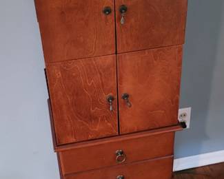 Nice jewelry tall cabinet