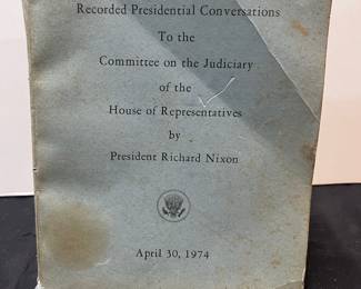 Original copy Nixon impeachment 