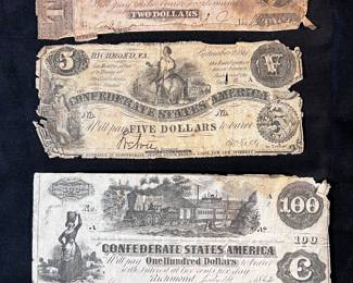 Civil War currency 