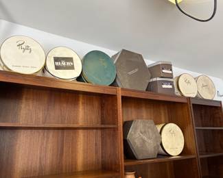Vintage hat boxes, Bham stores