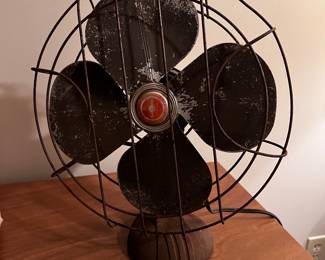 Working antique fan