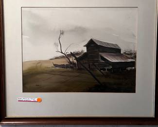 Original Watercolor by Bham artist Don Rankin 