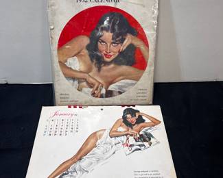 1952 Esquire pin up girl calendar 