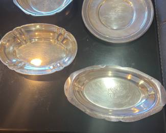 Sterling plates & trays