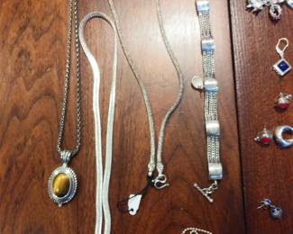 More sterling jewelry. Lots more not pictured