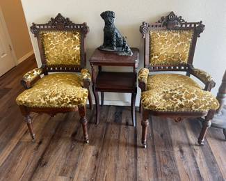Victorian antique side chairs