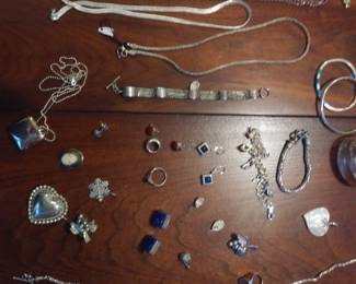 More sterling jewelry, lots available
