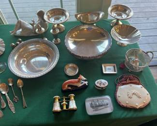 More sterling and small unique antiques