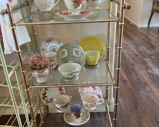 Tea cup collection