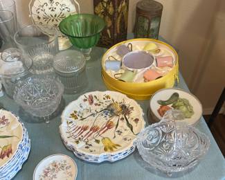 More collectible antique glass & china