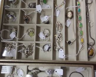 Lots of beautiful sterling jewelry