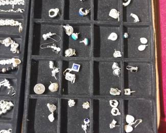 Lots of sterling earrings