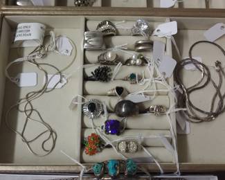 More sterling rings, necklaces and more