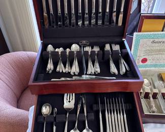 Silver plated flatware 