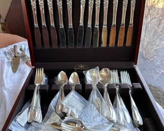 Silver plated flatware 