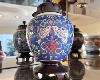 Porcelain ginger jar