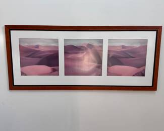 Signed and numbered photo triptych