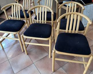 6  modern dining chairs 