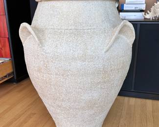 Large plaster urn