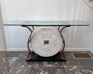 Asian style console table 