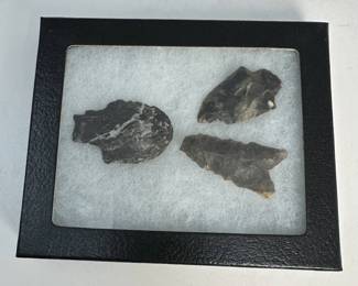 Framed Arrowheads on White Background H