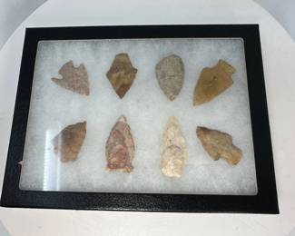 Framed Arrowheads on White Background D