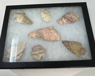 Framed Arrowheads on White Background B