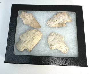 Framed Arrowheads on White Background I