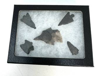 Framed Arrowheads on White Background J