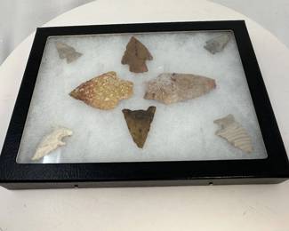 Framed Arrowheads on White Background C