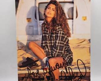 KATHY IRELAND DUAL SIGNED PHOTO! 4X6. 
