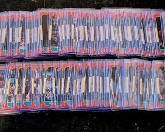 1986 FLEER BASKETBALL PARTIAL CARD SET