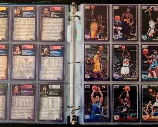 BINDER OF BASKETBALL CARDS