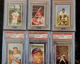  LOT OF 6 PSA 10! 1971 DELL CARDS BOB GIBSON,