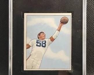  1950 BOWMAN SPEEDIE MAC ROOKIE #8 . SGC 4.5 VERY GOOD-